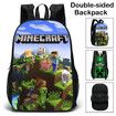 Minecraft Adventure Backpack for Boys for School, Camping, Travel, Outdoors and Fun (Green)