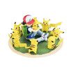 Pikachu Pokemon Battle Action Figure Set Hand Model