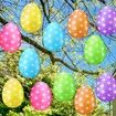 Inflatable Easter Eggs Decorations Outdoor Colourful 16 Inch Easter Party Yard Garden Lawn Ornaments 6 Pack