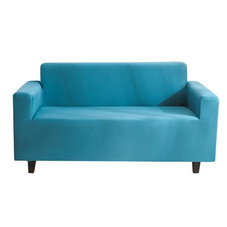 Stretch Sofa Covers 1 Piece Polyester Spandex Fabric Living Room Couch Slipcovers ( Large,Blue)
