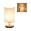 British Standard Bedside Lamp Vintage Wood Table Lamp for Bedroom Lamp, Study Room