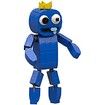 Rainbow Friends Building Block Set,Odd World Blue Monster Action Figure Horror Toy,Easter Friday Night Monster Building Blue 281pcs