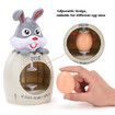 Easter Egg Decorating Spinner With Music Eggs Pens Kids Gift Plastic Holidays Children Play Arts And Crafts White Rabbit And Green Egg