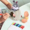 Easter Egg Decorating Spinner With Music Eggs Pens Kids Gift Plastic Holidays  Children Play Arts And Crafts Grey Rabbit And Brown Egg