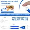 Earwax Remover, Silicone Ear Wax Removal, Soft Q-Grips Ear Wax Remover with 16 Tips Removal Kit