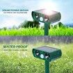 Animal Repeller Ultrasonic Solar Animal Repellent Outdoor Animal Deterrent Devices Repel Squirrel etc