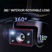 1080P FHD Dash Cam for Cars,Mini Screen Dual Car Dash Camera 3.5In Screen