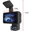 1080P FHD Dash Cam for Cars,Mini Screen Dual Car Dash Camera 3.5In Screen