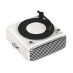 Retro Wireless Bluetooth Speaker 6D Surround Sound Vintage Record Music Player White