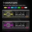 Car MP3 player Digital Bluetooth FM radio Stereo audio band LED AUX input USB charging function