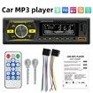 Car MP3 player Digital Bluetooth FM radio Stereo audio band LED AUX input USB charging function