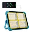 Portable Led Work Solar Light with Battery Rechargeable for Power Failure Emergency Worklight Car Repair-Blue