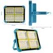 Portable Led Work Solar Light with Battery Rechargeable for Power Failure Emergency Worklight Car Repair-Blue