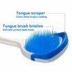 Tongue Brush, Tongue Scraper, Tongue Cleaner Helps Fight Bad Breath 2 Pack