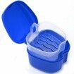 Denture Case, Denture Cup with Strainer, Denture Bath Box False Teeth Storage Box