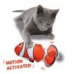 Flopping Fish Cat Toy 30cm Electric Moving Cat Toy Vibrating Toy interactive Pet Fun Toy emotion Exercise