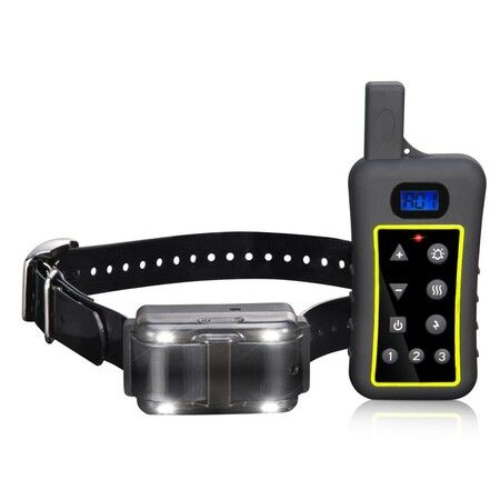 Dog Training Collar  Rechargeable Pet Training  Dog Shock Collars with  Vibration/Beep/Light/Static/Anti-Bark Pet Trainer (for 1 Dog)