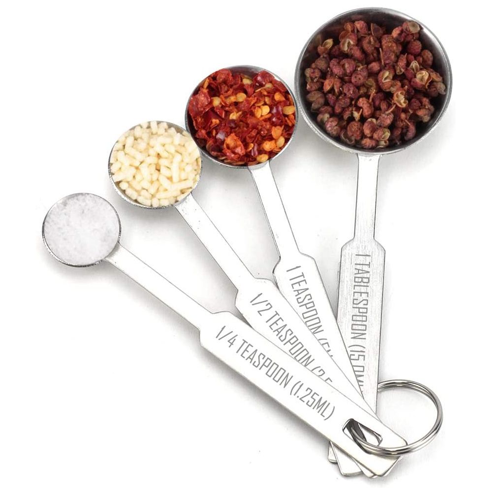 4-Piece Heavy Measuring Spoon Set