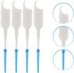 Dental Floss Interdental Brush Teeth Stick Double-ended Toothpick 40pcs