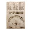 Wooden Baseball Dice Game - Wooden Baseball Board Game with Dice Marbles for Kids and Adults - Games for Family Game Night