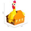 Pranks Born Laying Hens Parent-Child Interactive Tabletop Game New Strange Turntable Lucky Chicken Puzzle Children'S Toys