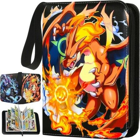 Card Binder for Cards Binder 4-Pocket, 440 Pockets Trading Card Games Collection Binder with Sleeves