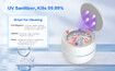 Ultrasonic UV Cleaner for Dentures, Aligner, Retainer, Whitening Trays, Night Dental Mouth Guard, Toothbrush Head, Jewelry, Diamonds,Rings