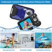 HD 1080P Waterproof Digital Camera Kids Digital Camer,Portable Digital Camera, Mini Rechargeable Electronic Camera for Kids