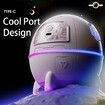 Astronaut Air Humidifier Electric Ultrasonic Aroma Essential Oil Diffuser Colorful LED Light  Mist Sprayer Gifts Color Purple