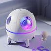 Astronaut Air Humidifier Electric Ultrasonic Aroma Essential Oil Diffuser Colorful LED Light  Mist Sprayer Gifts Color Purple