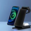 Devanti 3 in 1 Wireless Charger Dock 15W Fast Charging Stand