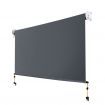 Instahut Outdoor Blinds Blackout Roll Down Awning Window Shade 2.1X2.5M Grey