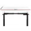 Artiss Electric Standing Desk Motorised Adjustable Sit Stand Desks Black White