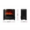 Devanti Electric Fireplace 3D Flame Effect Timer Portable Indoor Heater 2000W