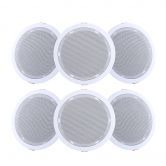 Giantz 6 Inch Ceiling Speakers In Wall Speaker Home Audio Stereos Tweeter 6pcs