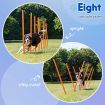 Dog Agility Equipment 7 Set Pet Obstacle Training Course Supplies Jump Puppy Hurdle Cones Weave Poles Carry Bag Water Bottle Bowl