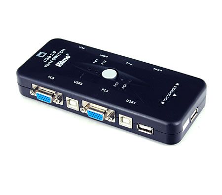 RITMO KVM Switch Box with 4 Ports USB 2.0 - CK-1442