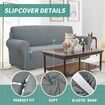 Couch Cover Latest High Stretch Sofa Covers for 2 Cushion Couch, Pet Dog Cat Proof Slipcover Elastic Furniture Protector 145-185cm