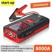 High Power Portable Jump Starter Auto 12V Emergency Starting Power Supply for Gasoline Diesel Vehicle