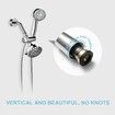 Shower Hose, Kink Free Stainless Steel Shower Hose Pet Bathing Cleaning, 1.5M Chrome