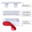 Bidet Toilet Seat Bumper for Bidet Attachment with Strong Adhesive White 4PACK