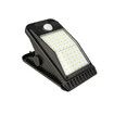 Solar Motion Sensor USB Power Security Umbrella Light,Clip Clamp on Lights Outdoor with 72 LED 4Modes Wireless Waterproof for Patio Wall Garage