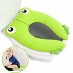 Portable Folding Large Non Slip Silionce Pads Potty Training Seat Kids Toddlers Toilet Seat, Recyclable Potty Seat Cover for Travel 26x22cm