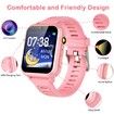 Smart Watch for Kids,Toddler Watch Toys with 24 Games Camera Video Recorder Music Alarm Calculator Calendar Stopwatch Flashlight Pedometer Birthday Gift Toys Age3+ (Pink)