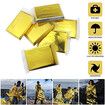 Folding Emergency Thermal Blanket Outdoor Waterproof 210Cm*160Cm Gold Survival Rescue Shelter Outdoor Camping Keep Warm