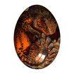 Dragon Eggs Clear Dragon Egg Resin Sculpture Handmade Fire Pocket Dragon Souvenir(Only Dragon Eggs )