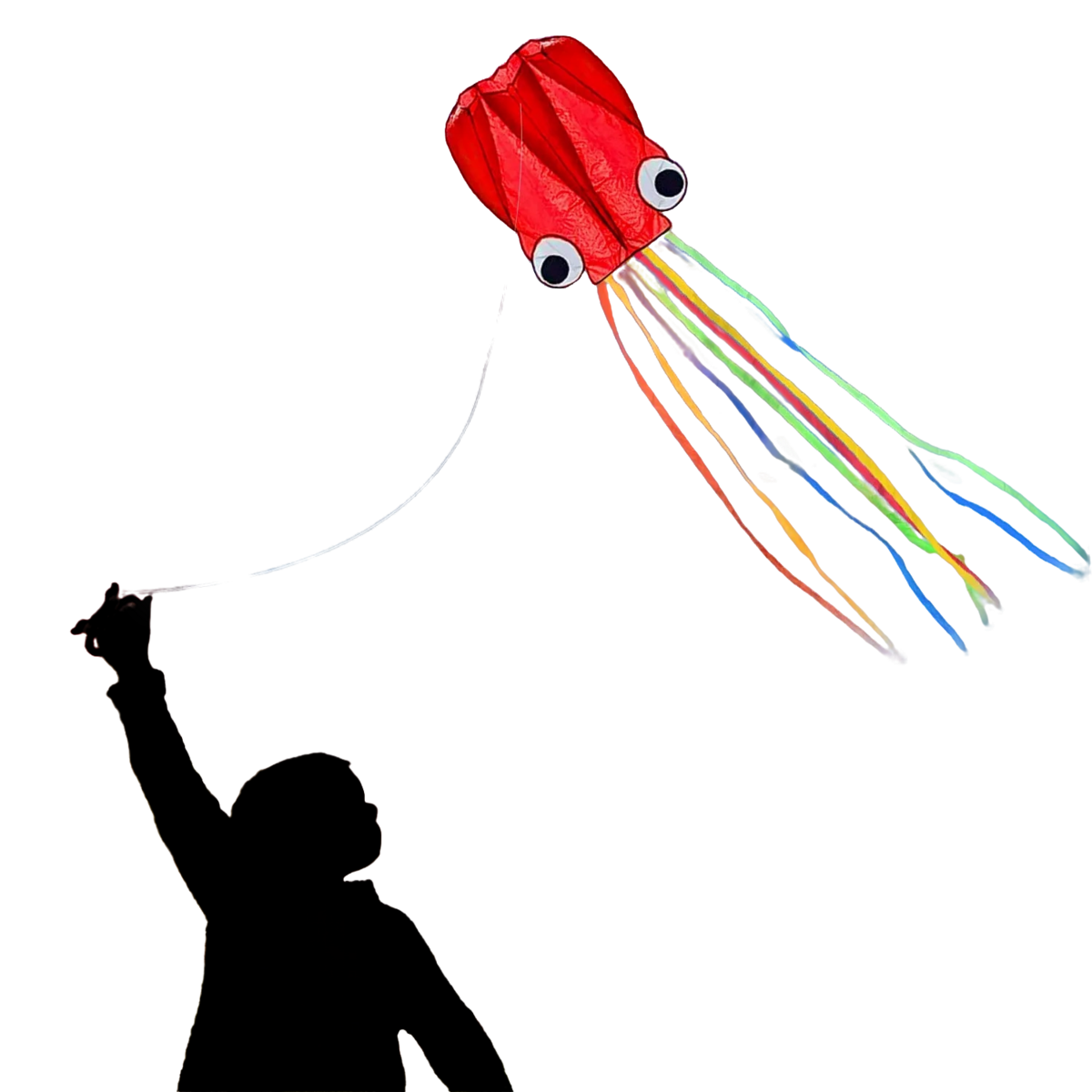 3D Octopus Kites, Long Tail Beautiful Easy Flyer Kites Beach Kites, Good Kites for Kids and Adults Easy to Fly