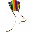 3D Rainbow Soft Parafoil Kite Easy to Fly Pocket Size 12X16X2cm Lawn, Beach, Garden Family Gatherings 12X16X2cm