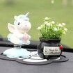 Car Accessories Dashboard Decoration Interior Decoration Swing Unicorn Desk Ornament Home Party Gift?Blue)