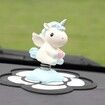 Car Accessories Dashboard Decoration Interior Decoration Swing Unicorn Desk Ornament Home Party Gift?Blue)